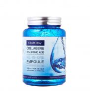 Ампула с коллагеном и гиалуровонной кислотой Collagen & Hyaluronic Acid All In One Ampoule, 250 ml
