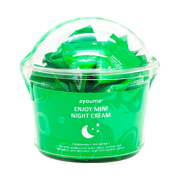 Ночной крем для лица с центеллой азиатской Ayoume Enjoy Mini Night Cream