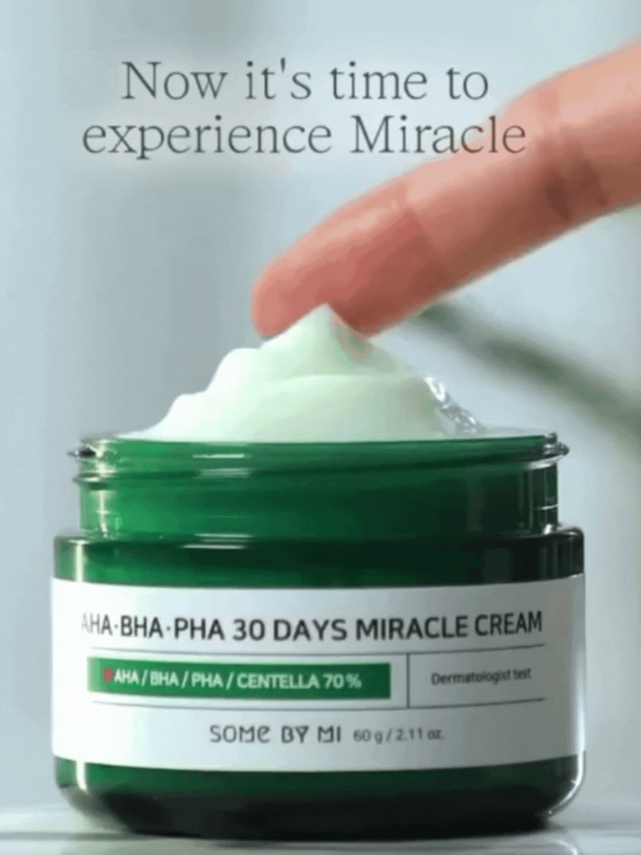 Восстанавливающий крем для проблемной кожи Some By Mi AHA-BHA-PHA 30 Days Miracle Cream, 60g