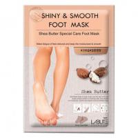 Маска тканевая для ног «Сияние и мягкость» LABUTE shiny & smooth foot Mask