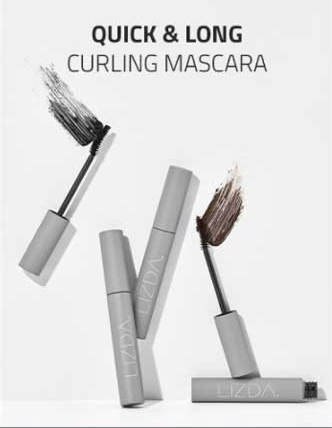Тушь для  ресниц удлиняющая (цвет черный) Quick & Long Curling Mascara 01 Dark black