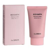 The Saem Солнцезащитный крем для проблемной кожи Sun Eco Earth Pink Sun Cream SPF50+ PA++++, 50 ml