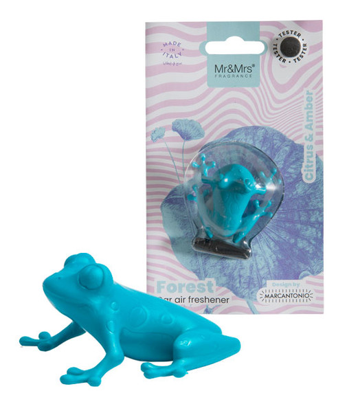Аромадекор для автомобиля и дома MR&MRS Fragrance Forest Frog Лягушонок/голубой
