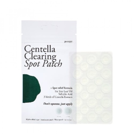 Точечные патчи для проблемной кожи 23 шт (12 мм*15 шт, 10 мм*8 шт) Centella Clearing Spot Patch
