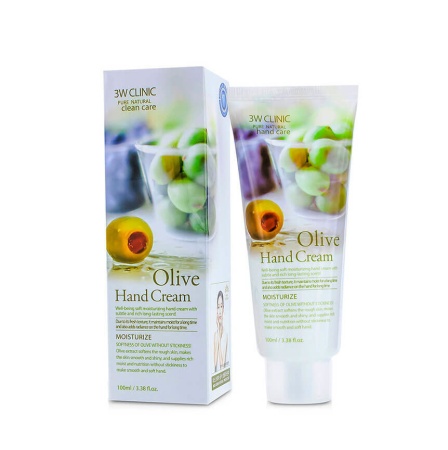 Увлажняющий крем для рук с экстрактом оливы, Moisturizing Hand Cream Olive 100 ml