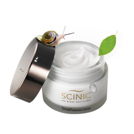 Антивозрастной крем для лица с фильтратом слизи улитки и EGF SCINIC Snail Matrix Cream (50ml)