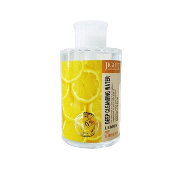 Мицеллярная вода с экстрактом лимона Jigott Deep Cleansing Water Lemon 530 мл