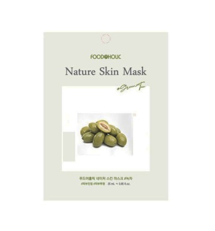 Тканевая маска с экстрактом оливы Foodaholic Nature skin mask olive