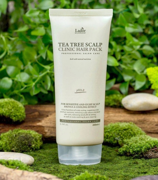 Маска для кожи головы с экстрактом чайного дерева Tea Tree Scalp Hair Pack 200 ml
