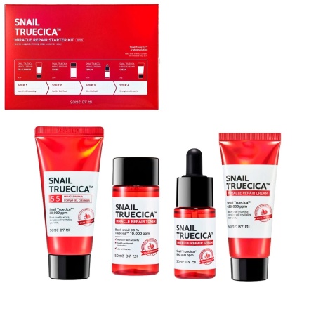 Набор миниатюр для восстановления кожи Snail Truecica Miracle Repair Starter kit
