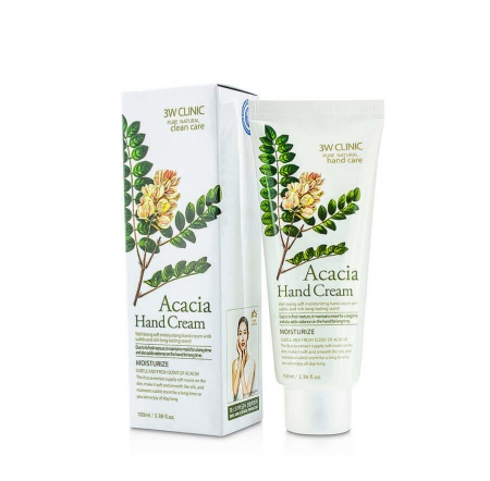 Увлажняющий крем для рук с соцветиями акации, Moisturizing Hand Cream Acacia 100ml