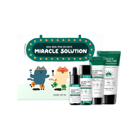Набор для проблемной кожи AHA BHA PHA 30 Days Miracle Solution 4 Step Kit 