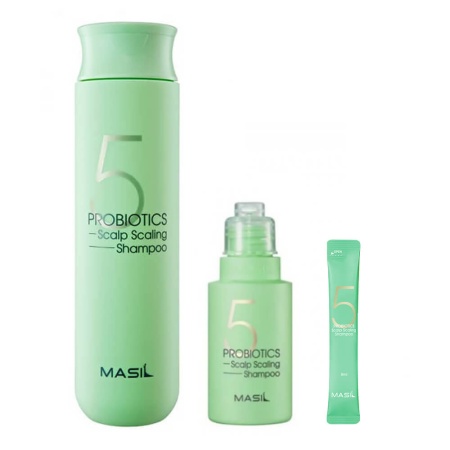 Глубокоочищающий шампунь с пробиотиками Masil 5 Probiotics Scalp Scaling Shampoo 50 ml