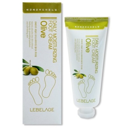 Lebelage Увлажняющий крем для ног с экстрактом оливы Daily Moisturizing Olive Foot Cream, 100 ml