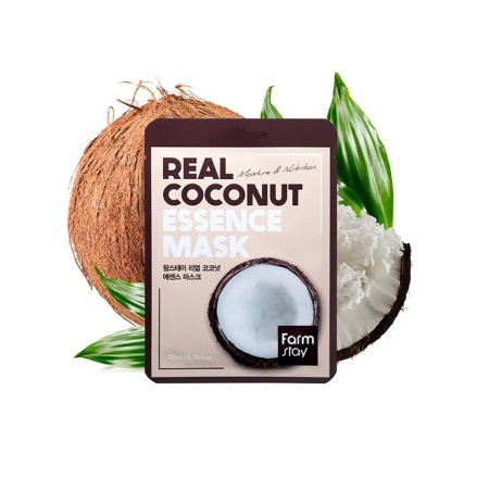 Тканевая маска с экстрактом кокоса Farmstay Real Coconut Essence Mask