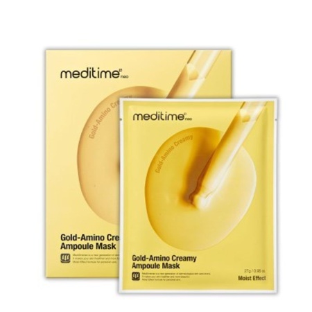 Питательная маска с аминокислотами Gold-Amino Creamy Ampoule Mask