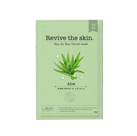 Маска тканевая восстанавливающая с экстрактом алоэ вера LABUTE Revive the skin Aloe Mask
